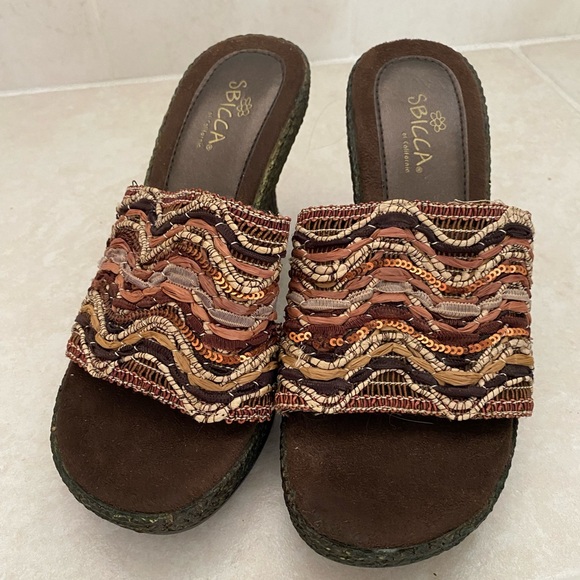 Sbicca | Anakita Platform Wedge | Color: Brown/Multi | Size: 7M - Picture 5 of 6